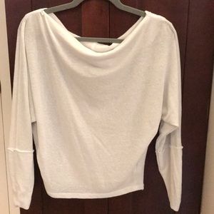 Free people long sleeve white shirt size: small